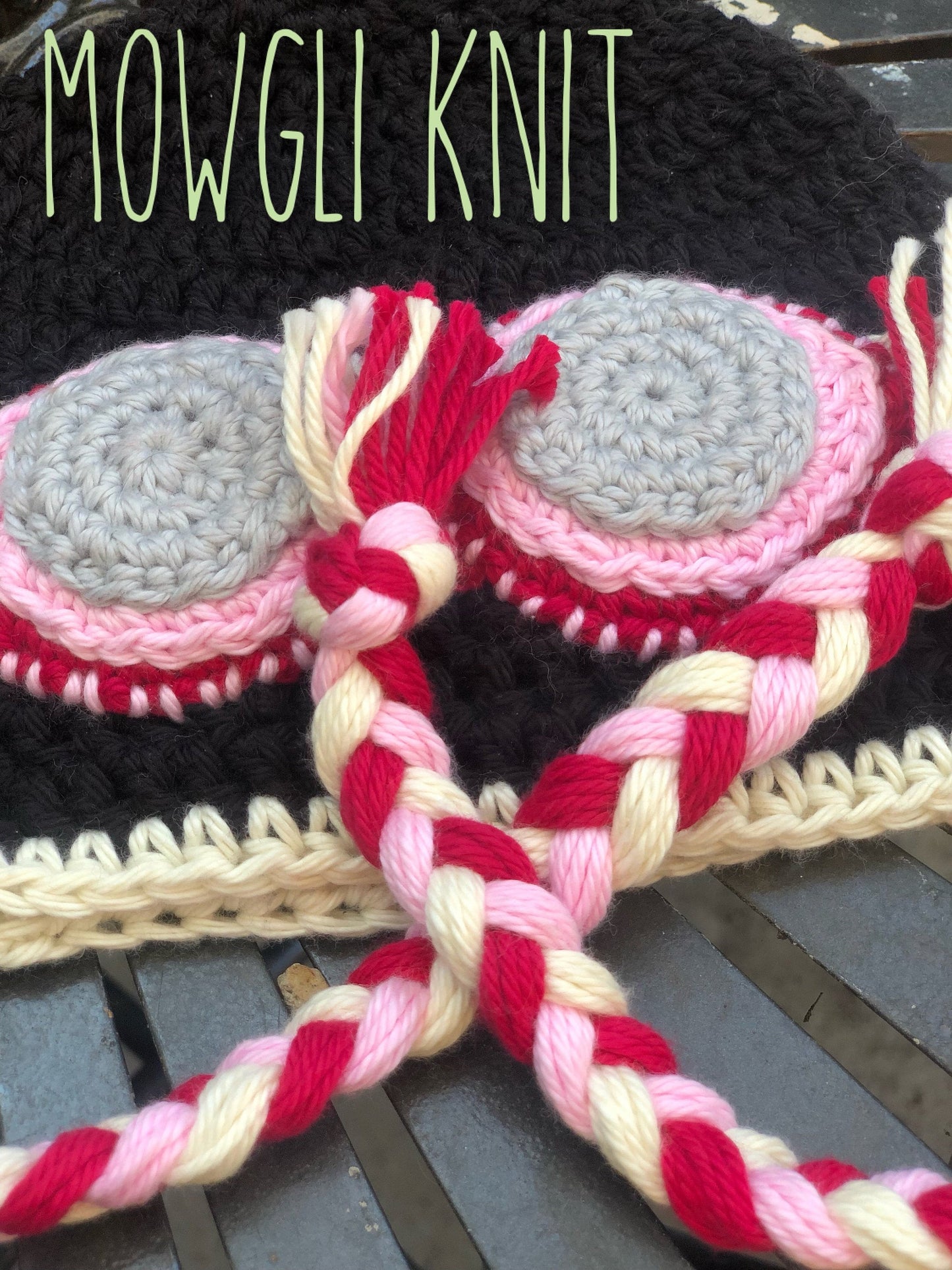 Crochet Girl's Aviator Hat with Goggles, Amelia Earhart, sized Newborn, Child, and Adult