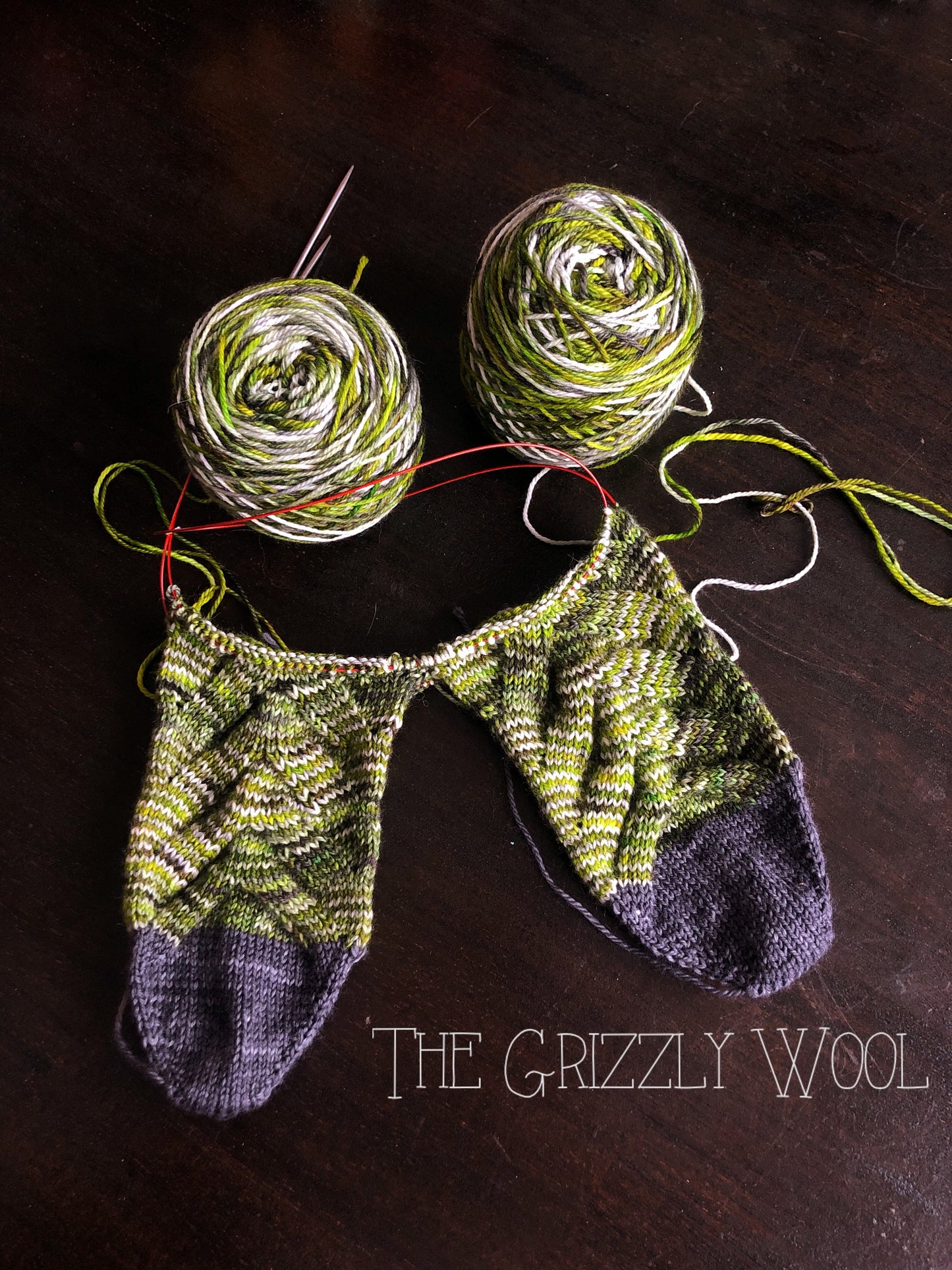 “Something Wicked” Hand Dyed Yarn
