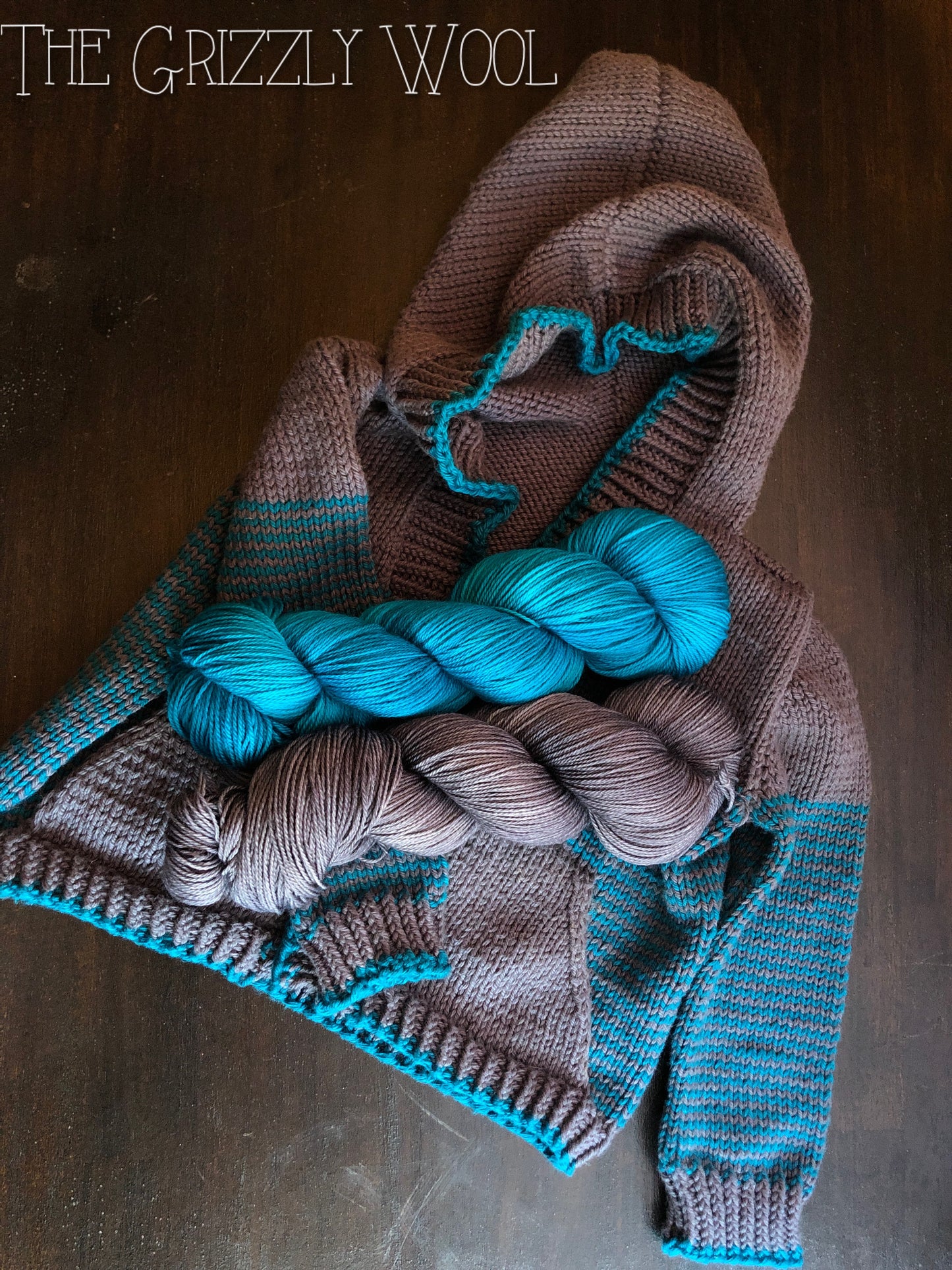 “Gunship” Hand Dyed Yarn