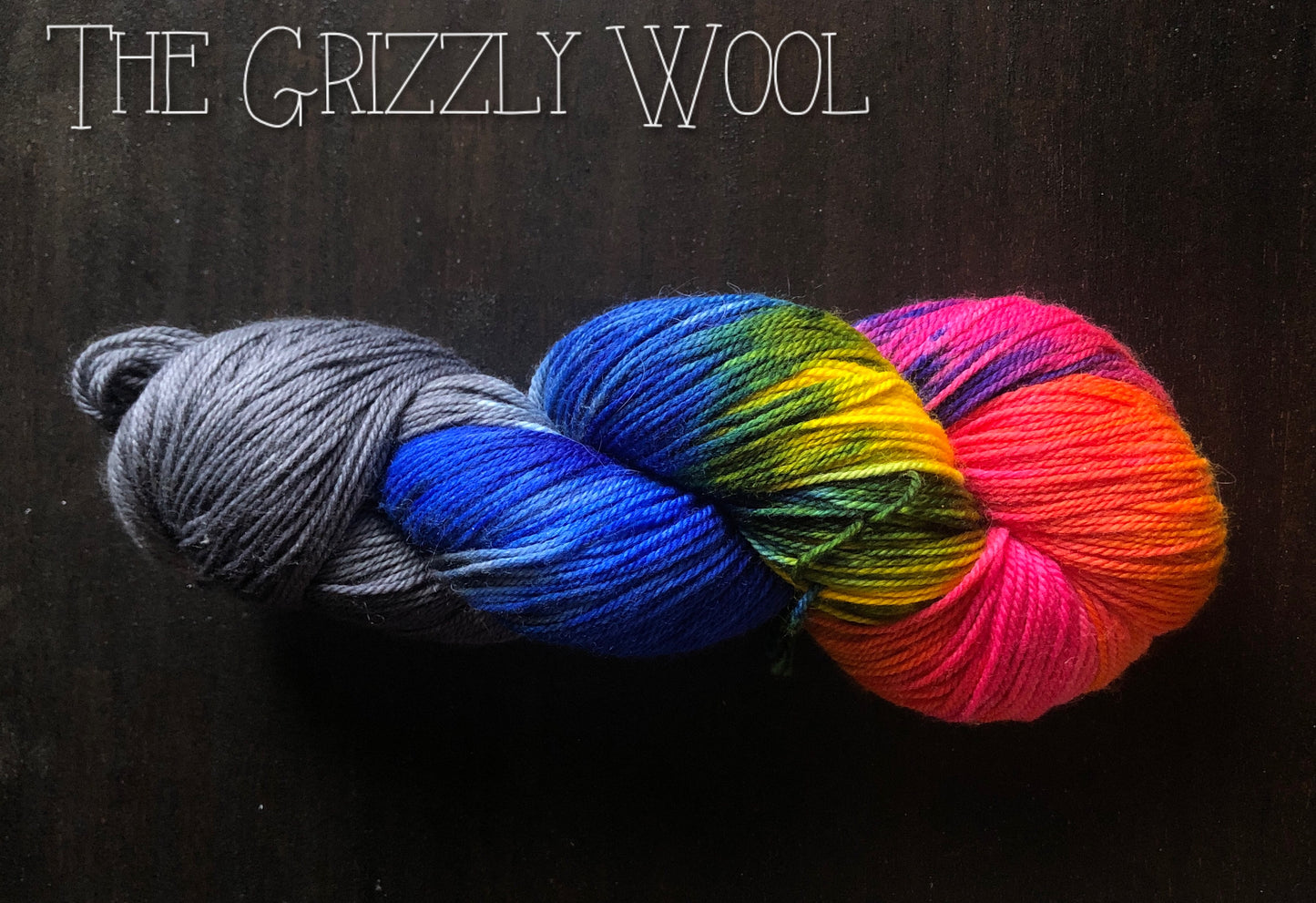 “Purls Not Gray” Hand Dyed Yarn