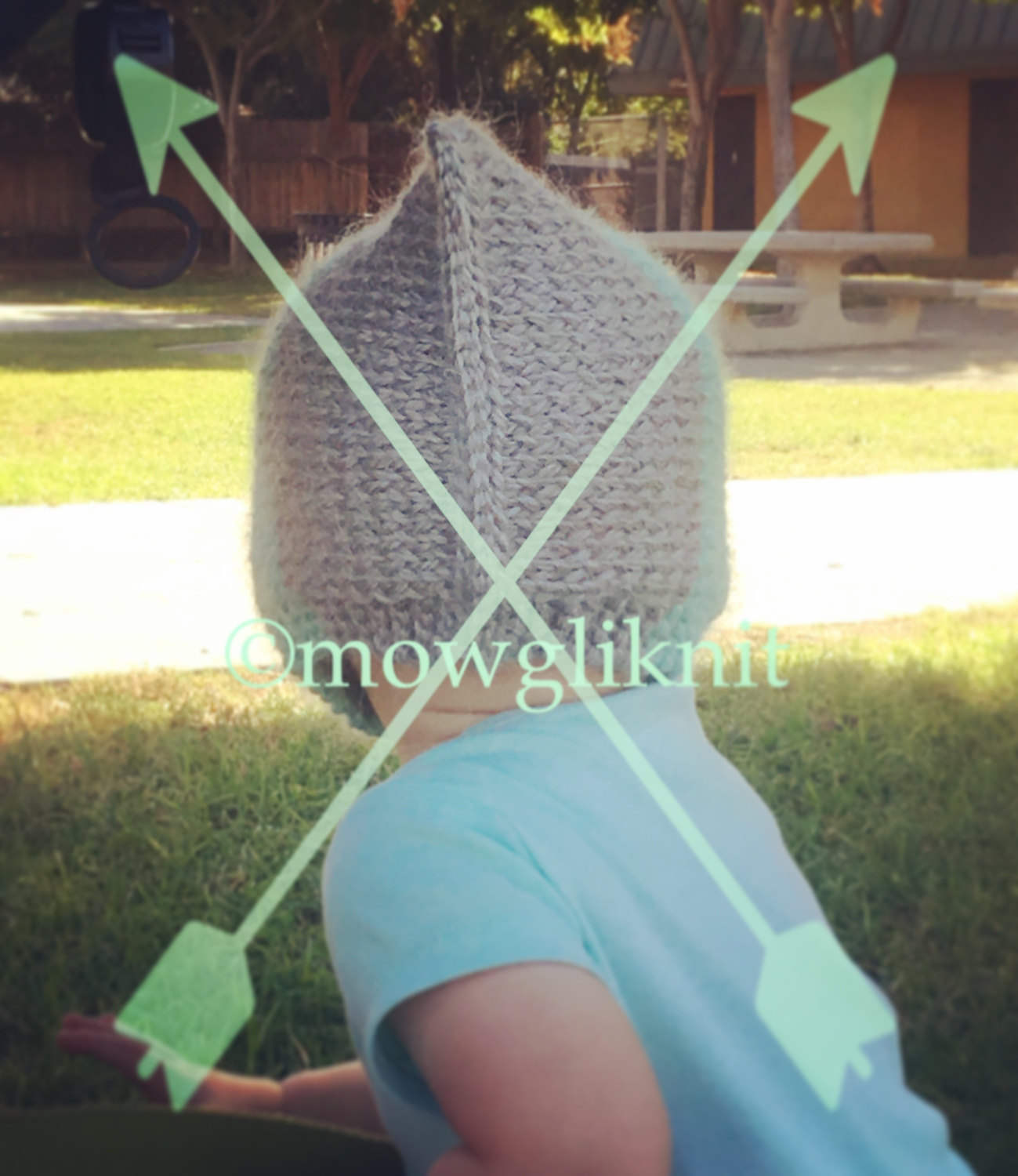 BABY Bonnet, Baby Girl, Baby Boy, Knitted Pixie Baby Bonnet, gender neutral, baby shower gift, hipster baby