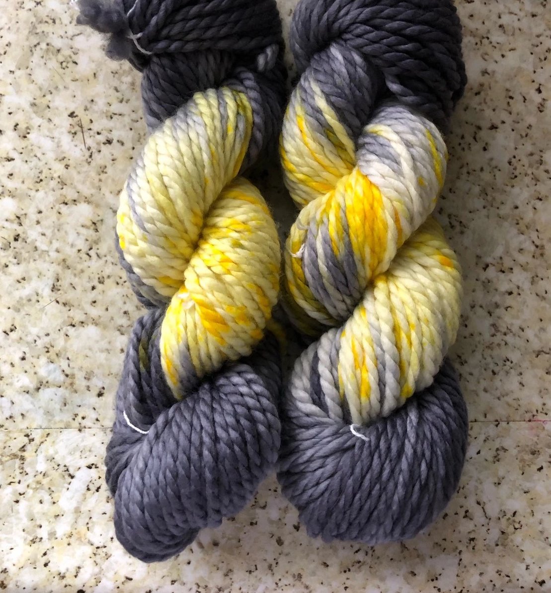 Goldfinch Hand Dyed Chunky Yarn