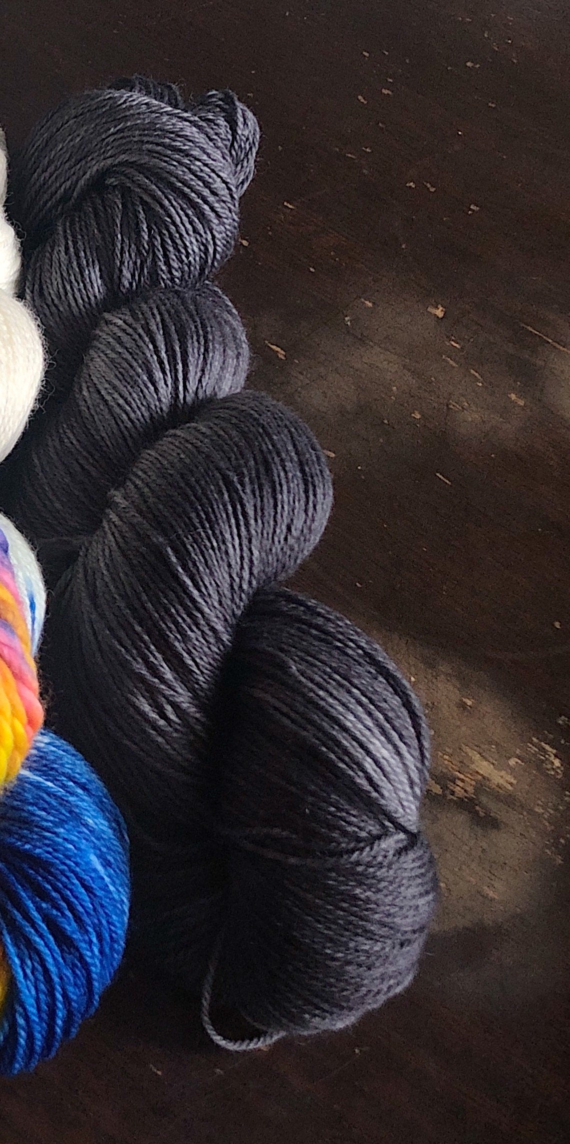 Smokescreen Hand Dyed Sock Yarn