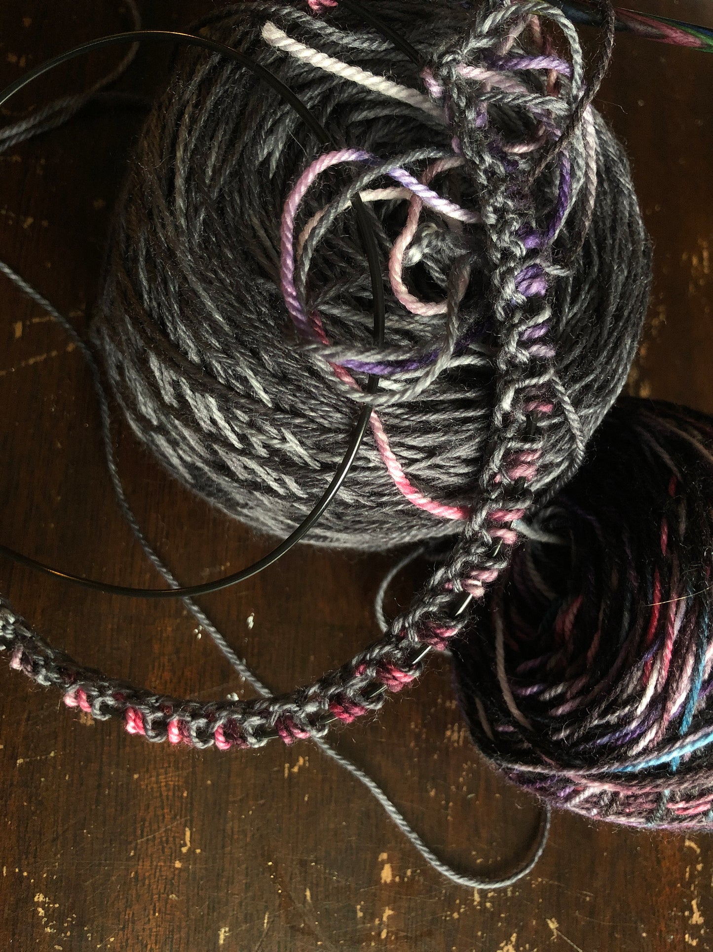 Smokescreen Hand Dyed Sock Yarn