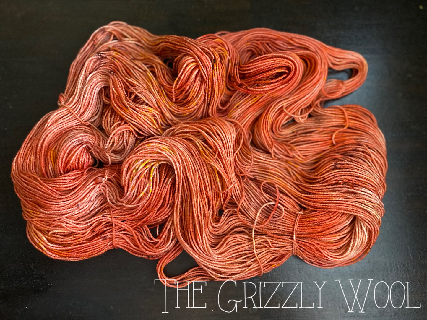 “Tiger Lilly” Hand Dyed Yarn