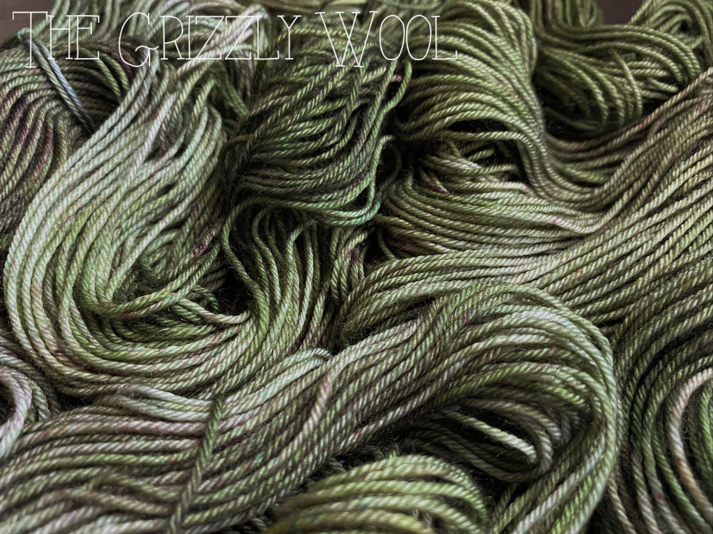 “Avocado” Hand Dyed Yarn