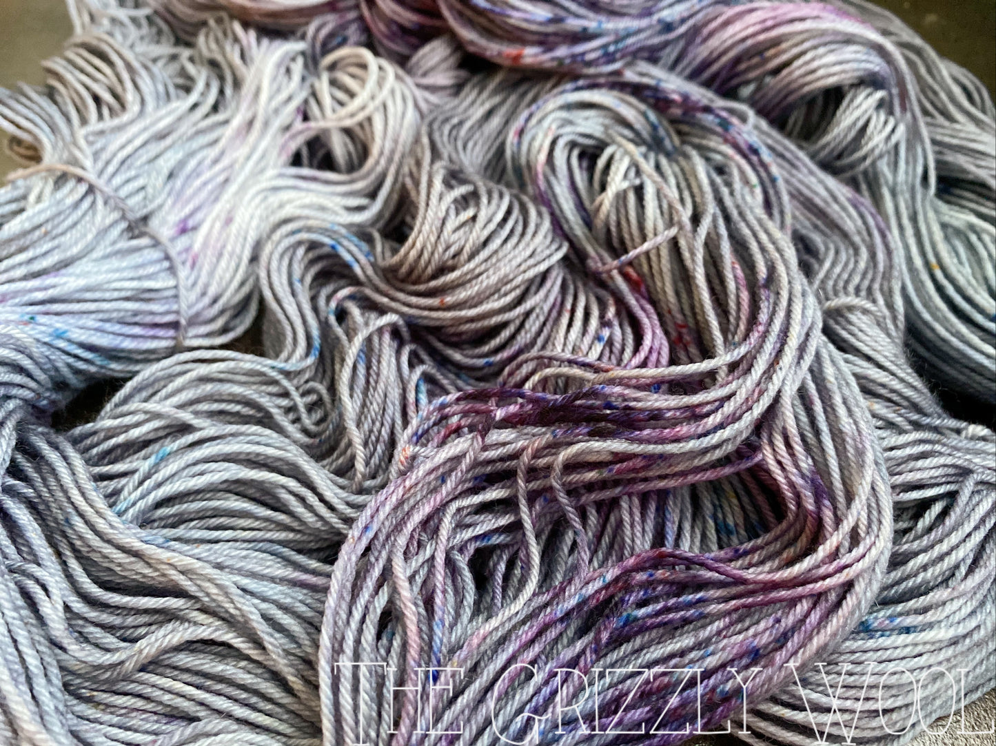 “Stonewall Lilacs” Hand Dyed Yarn